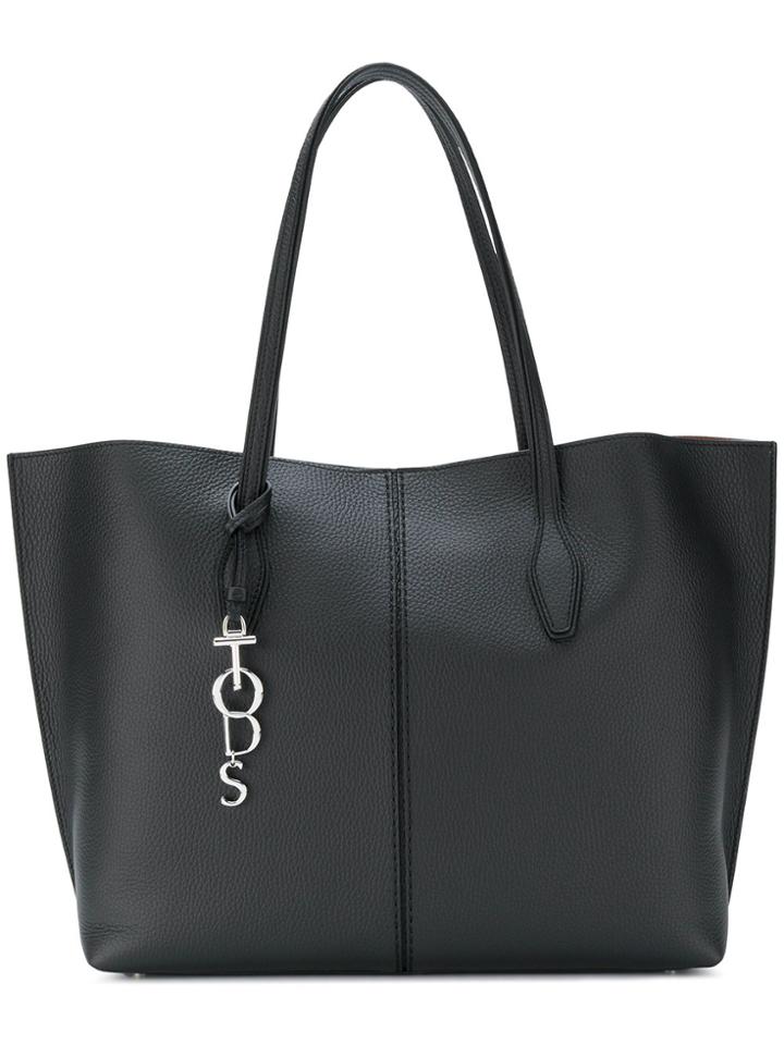 Tod's Large Round Top Handle Shoulder Bag - Black