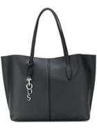 Tod's Large Round Top Handle Shoulder Bag - Black
