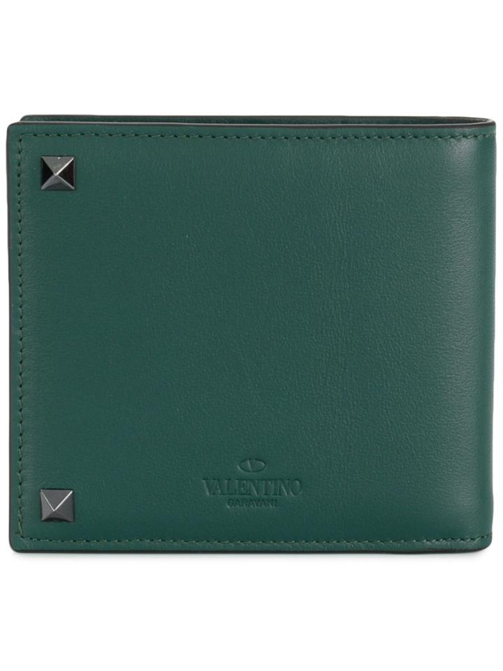 Valentino Valentino Garavani Rockstud Billfold Wallet - Green