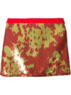 Emanuel Ungaro Jacquard Mini Skirt
