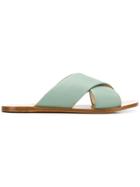 Fabiana Filippi Cross Strap Sandals - Blue
