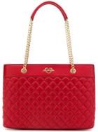 Love Moschino Diamond Quilted Shoulder Bag - Red