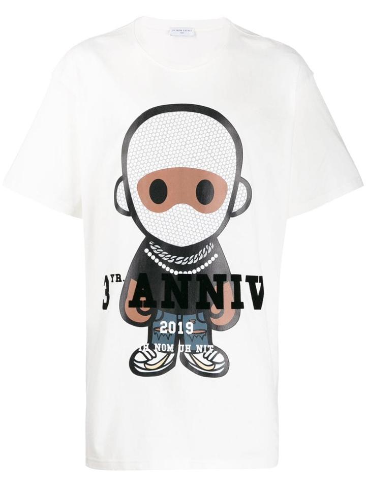 Ih Nom Uh Nit Logo Graphic Print T-shirt - White