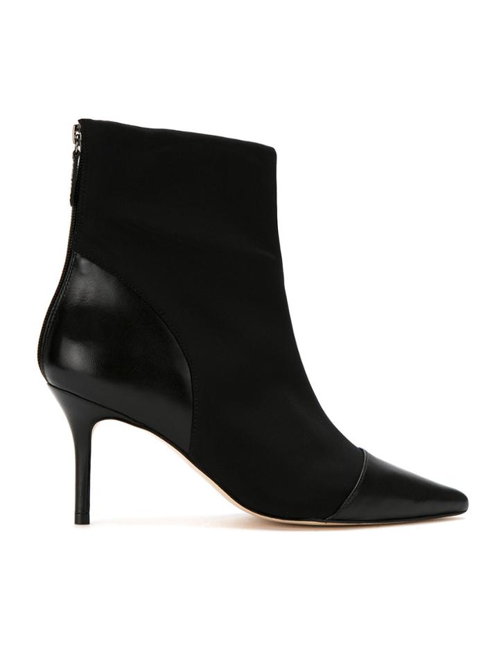 Sarah Chofakian Panelled Boot - Black