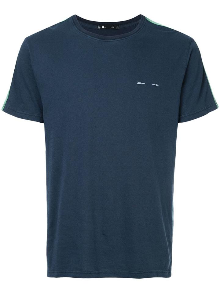The Upside Stripe Detail T-shirt - Blue