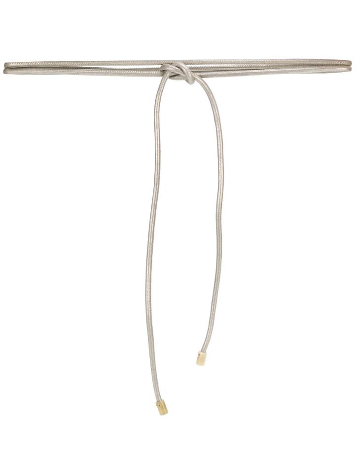 Lorena Antoniazzi Rope Belt - Grey