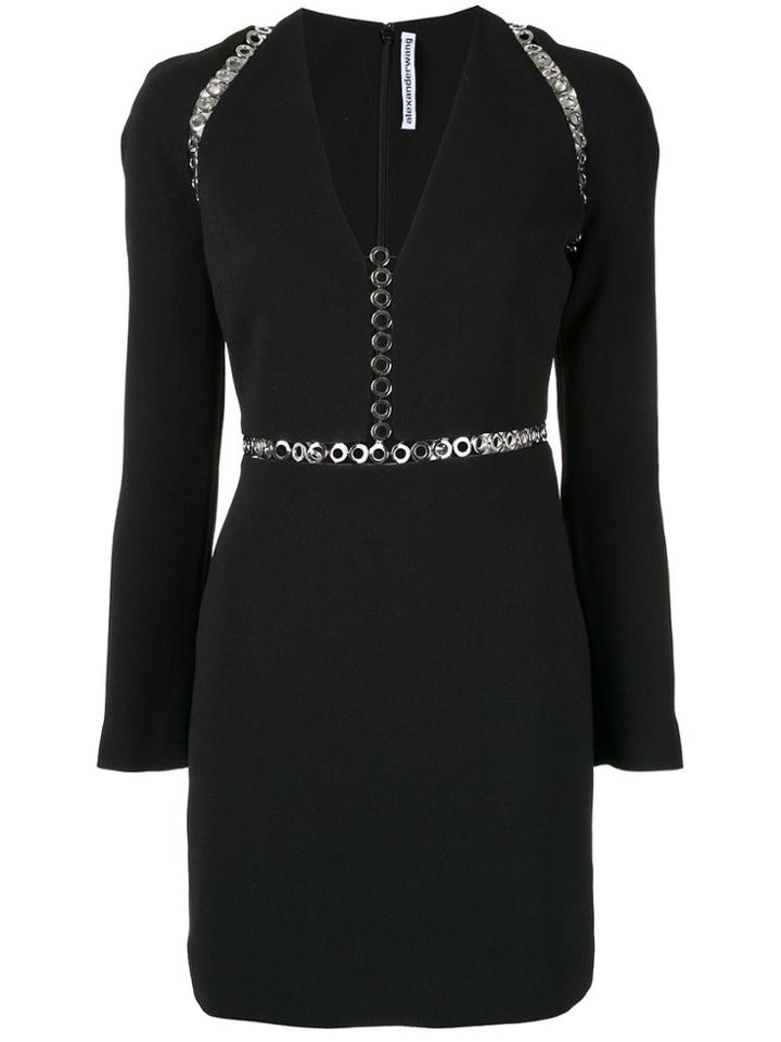 Alexander Wang Raceback Column Dress - Black