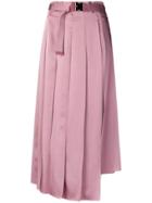 Fendi Pleated Midi Skirt - Pink
