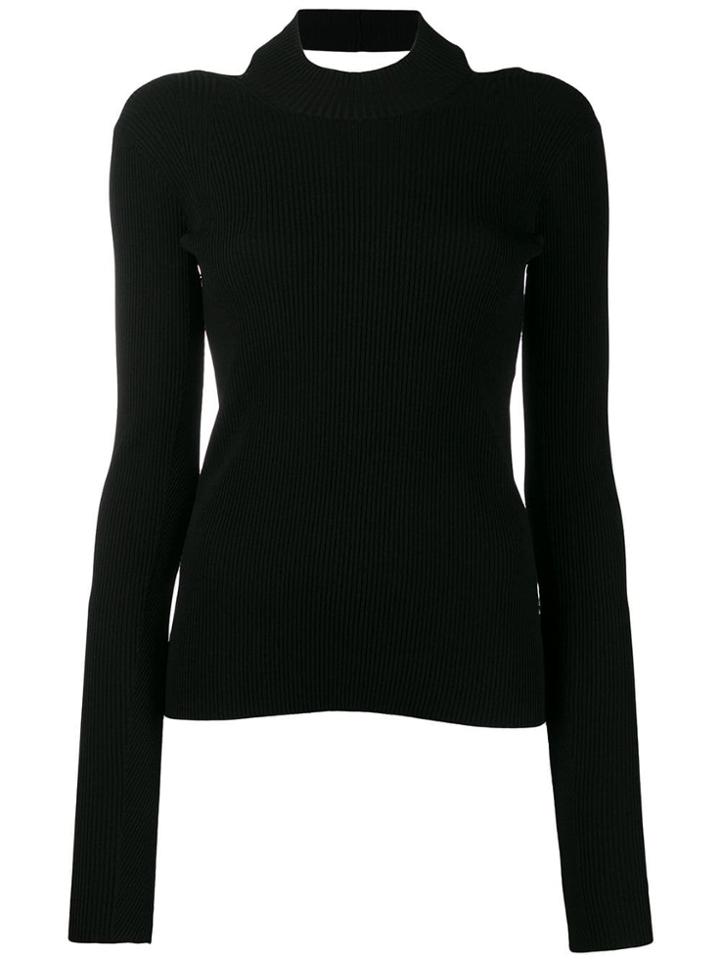 Helmut Lang Open Back Jumper - Black
