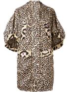 Givenchy Oversize Leopard Print Coat - Nude & Neutrals