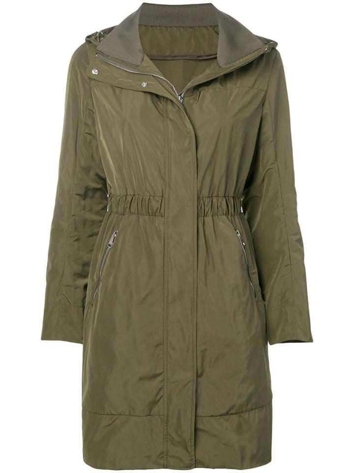 Moncler Elasticated Waist Coat - Green