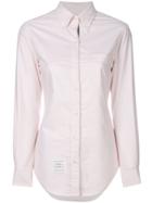 Thom Browne Button Down Slim-fit Shirt - Pink & Purple