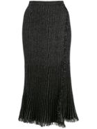 Diane Von Furstenberg Brooklyn Faux-wrap Midi Skirt - Black