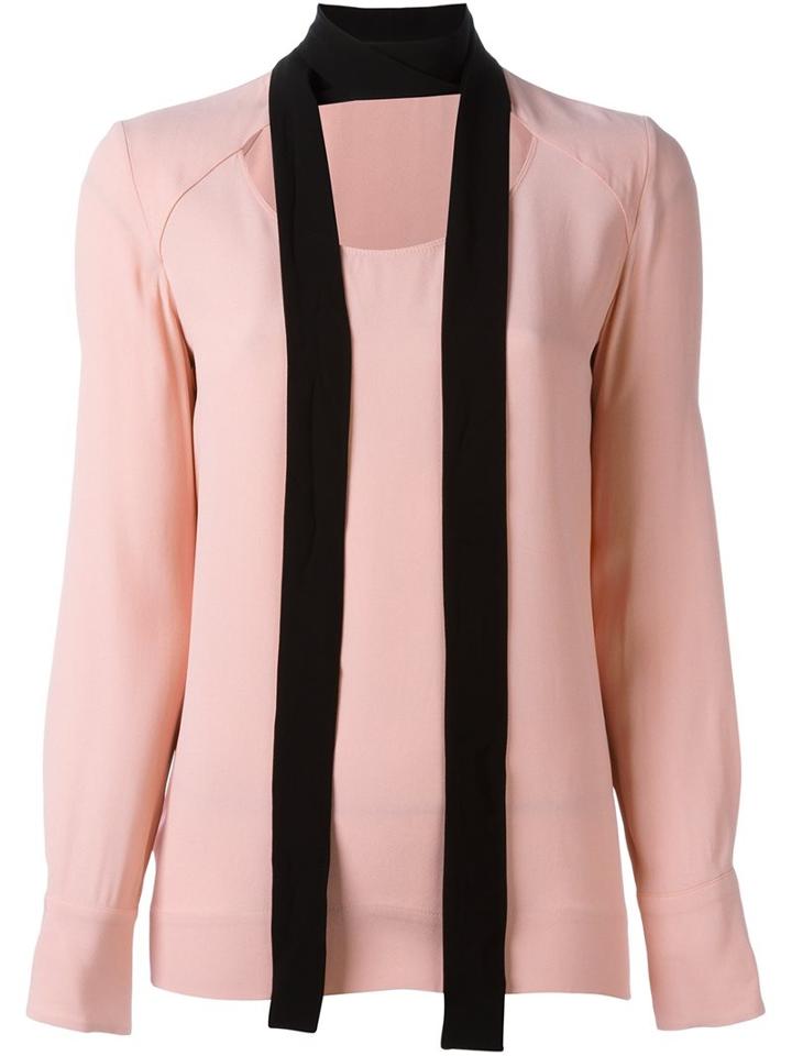 Marni Cut Out Scarf Blouse