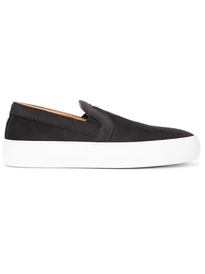 Armando Cabral Bowery Slip On Sneakers - Black