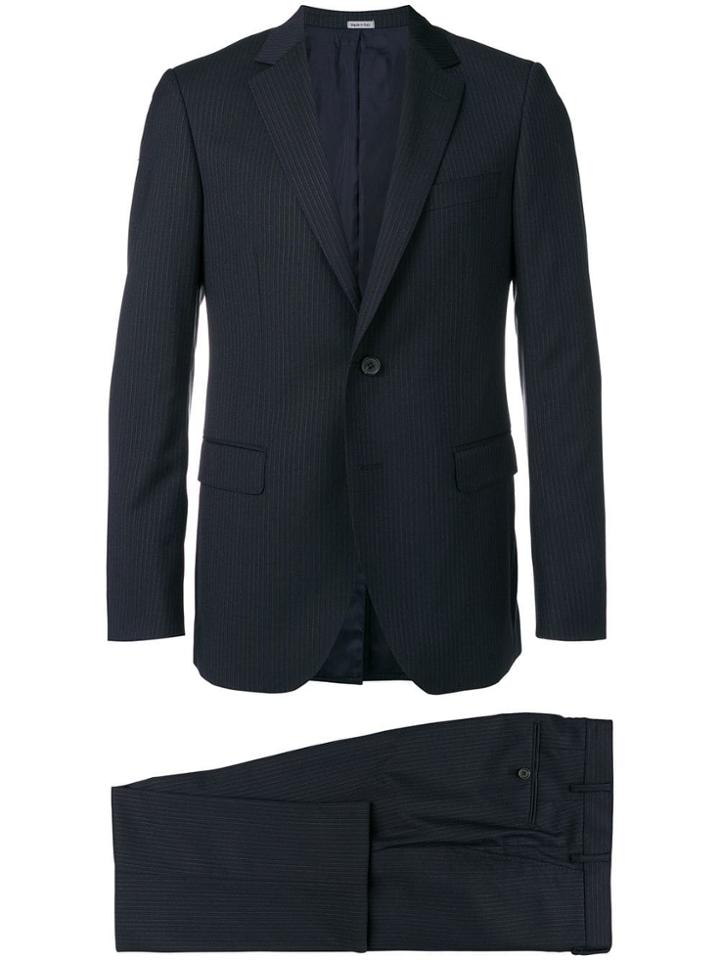 Lanvin Striped Two-piece Suit - Blue