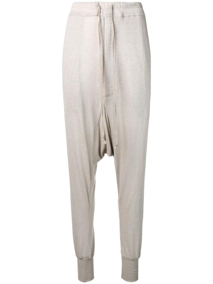 Rick Owens Lilies Drop-crotch Track Pants - Grey