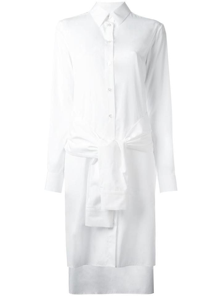 Maison Margiela Deconstructed Shirt Dress, Women's, Size: 42, Cotton