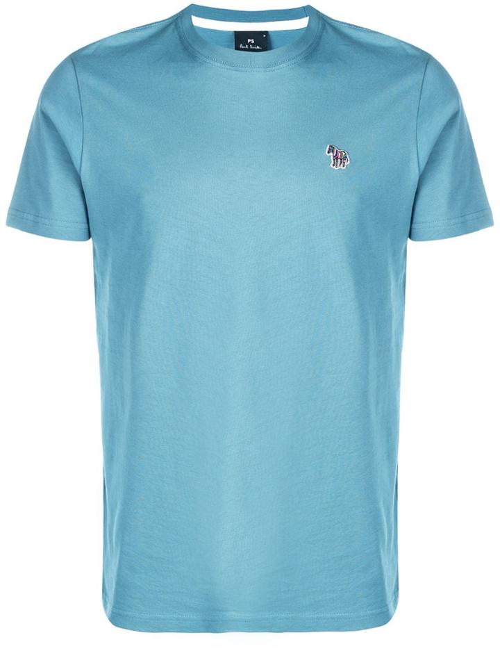 Ps By Paul Smith Zebra Logo T-shirt - Blue