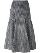 Joseph Tweed Pleated Skirt, Women's, Size: 36, Black, Wool/polyester/viscose