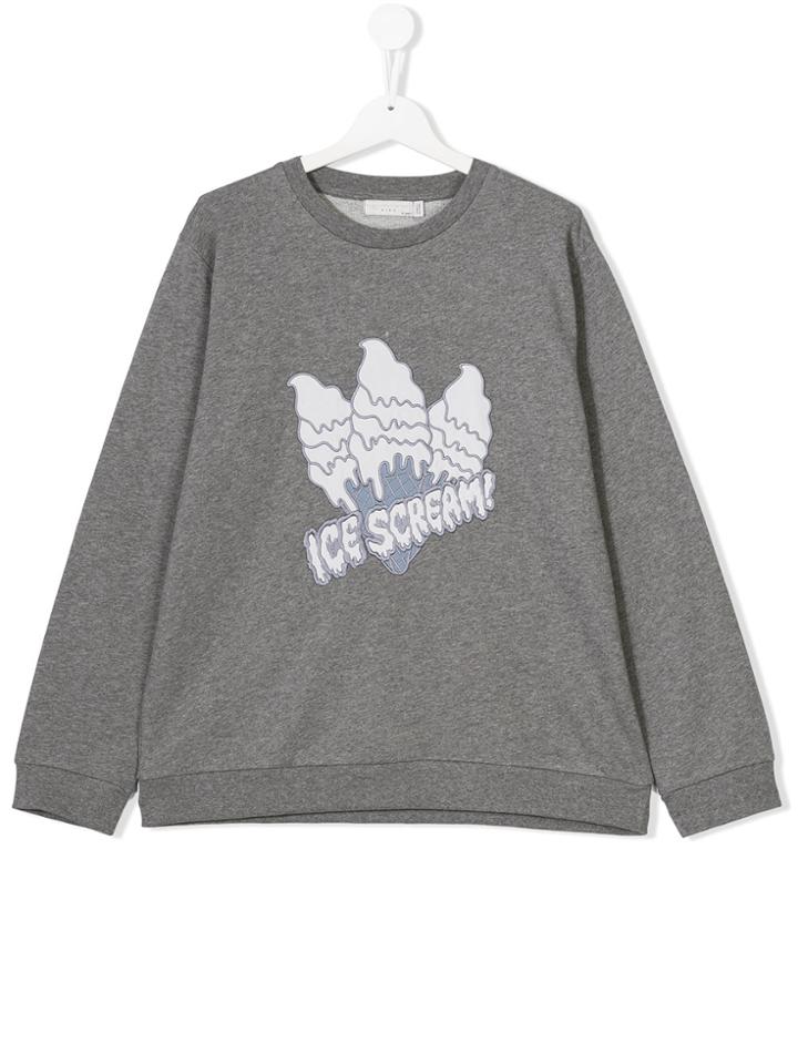 Stella Mccartney Kids Ice Cream Sweatshirt - Grey