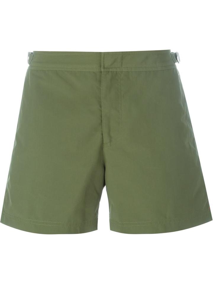 Orlebar Brown Setter Swim Shorts, Men's, Size: 34, Green, Polyamide/polyester