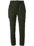 Faith Connexion Zip Pocket Cargo Pants, Women's, Size: Small, Green, Cotton