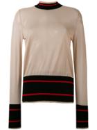Marni Frill Knitted Sweater - Nude & Neutrals