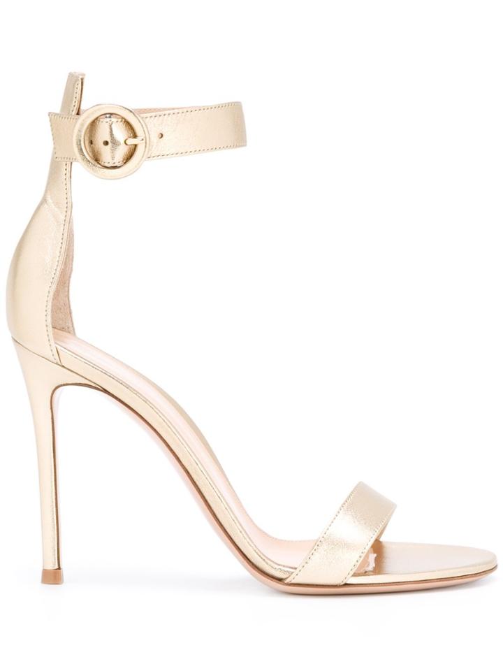 Gianvito Rossi Portofino Sandals - Metallic