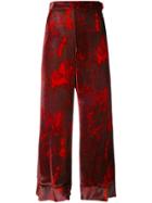 Ellery High-rise Flared Cropped Trousers