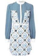 Mary Katrantzou 'ambrosia' Dress, Women's, Size: 12, Blue, Silk