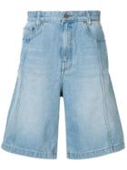 Juun.j Washed Denim Shorts - Blue