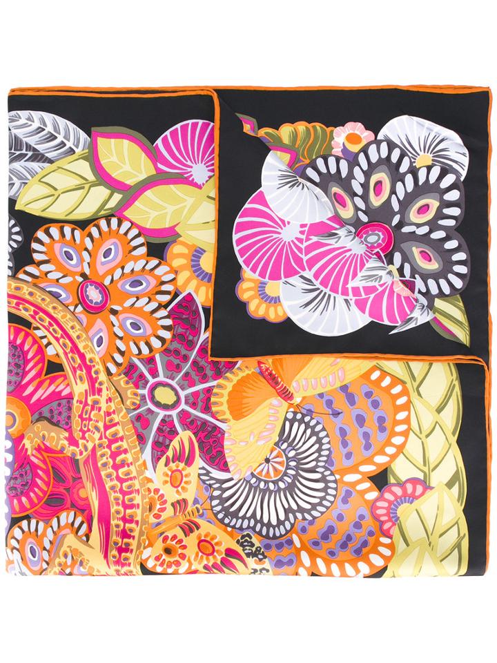 Salvatore Ferragamo - Floral Print Scarf - Women - Silk - One Size, Women's, Silk