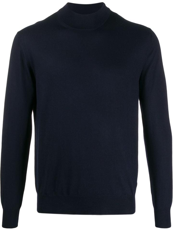 Altea Turtleneck Knit Jumper - Blue