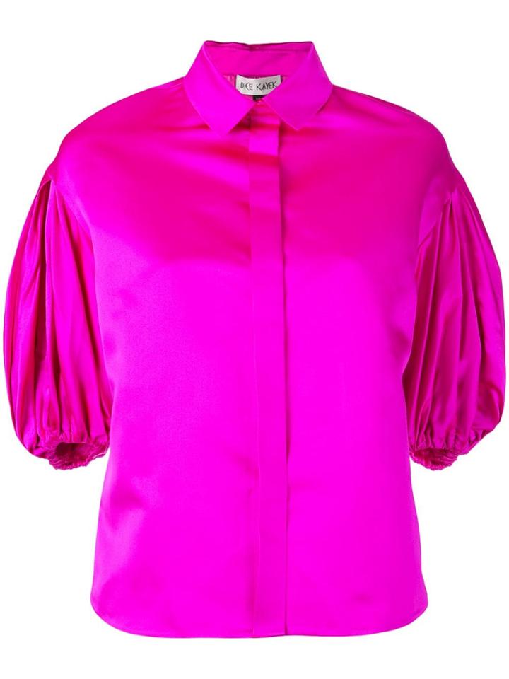 Dice Kayek Draped Sleeve Shirt - Pink