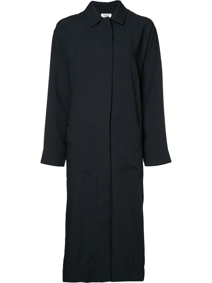 Nomia Slit Back Duster Coat, Women's, Size: 6, Blue, Polyester