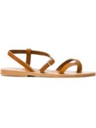 K. Jacques Calcutta Strappy Sandals, Women's, Size: 36, Nude/neutrals, Leather