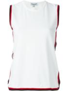 Opening Ceremony Lateral Detailing Tank Top, Women's, Size: Xs, White, Cotton/spandex/elastane