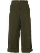 Marni Tailored Culotte Trousers - Green