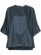 Goen.j Fringe-trimmed Stripe-woven Top - White