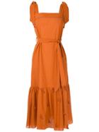 Clube Bossa Dorothea Midi Dress - Orange