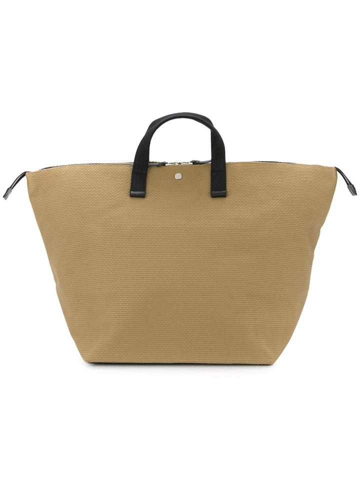 Cabas Bowler Bag - Brown