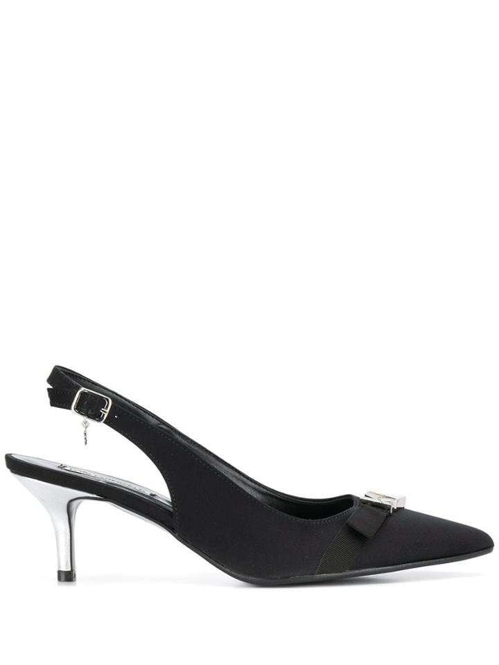 Karl Lagerfeld Manoir Kitten Heel Pumps - 999