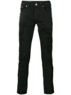 Dondup Distressed Skinny Jeans, Men's, Size: 36, Black, Cotton/spandex/elastane