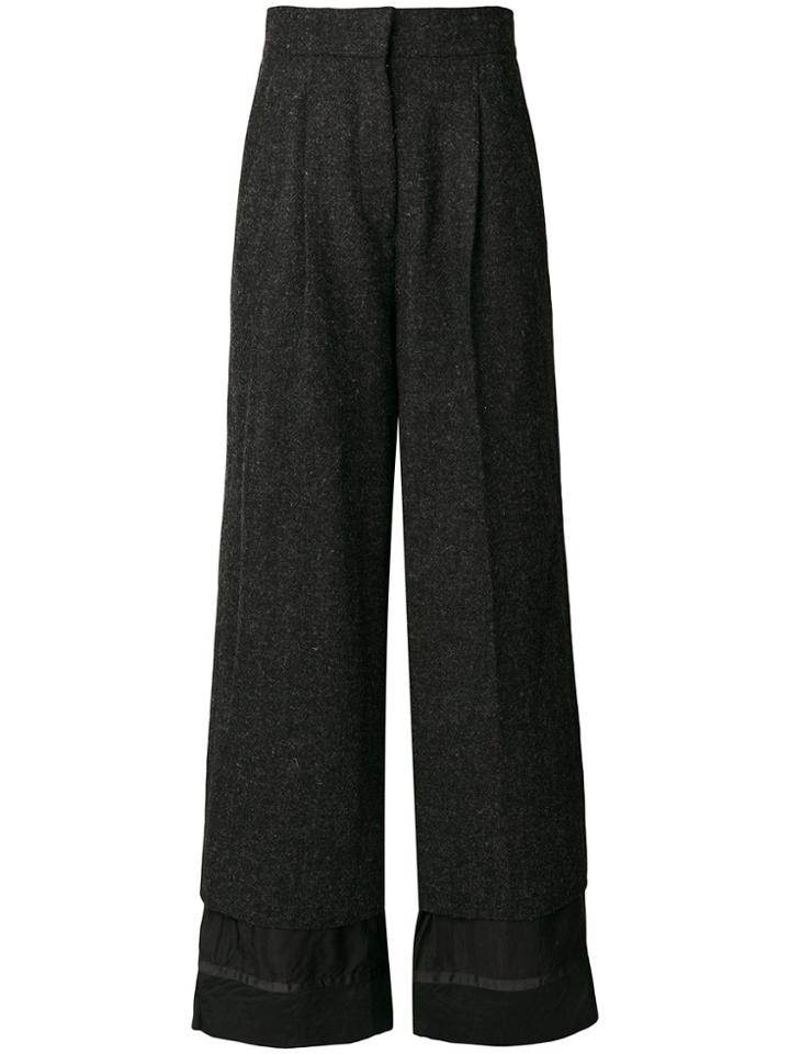 Maison Margiela High Waisted Trousers - Black