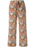 Etro Bohemian Print Trousers - Multicolour