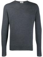John Smedley Lundy Crew Neck Sweater - Grey
