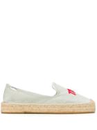 Soludos Embroidered Espadrilles - Grey