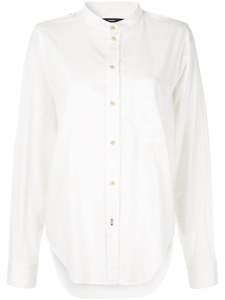 Bassike Lightweight Twill Utility Shirt - White
