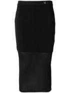Versace Jeans Slim Pencil Skirt - Black